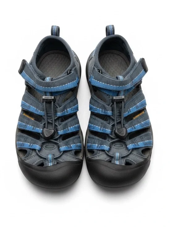 KEEN Newport H2 Sport Sandals Blue Waterproof Hiking Kids Size 2