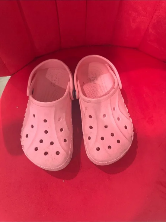 CROCS Kids Light Pink Classic Clog Sandals
