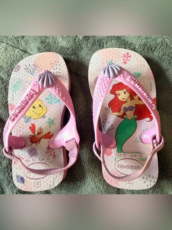Disney Little Mermaid Havaianas Toddler Sandals