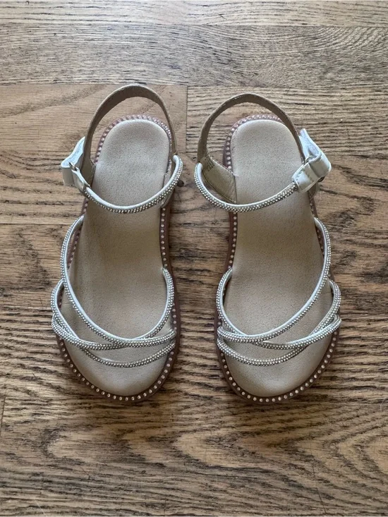 Little Kid Rhinestone Sandals