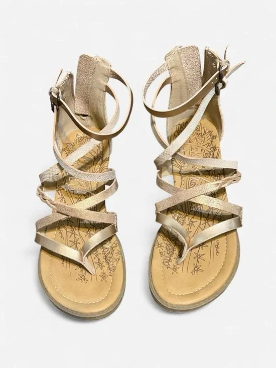 Blowfish | Gold + Cream + Rose Gold | Strappy Sandals