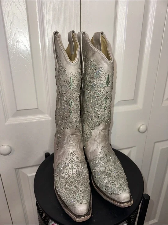 CORRAL Handmade glitter Inlay western Boots