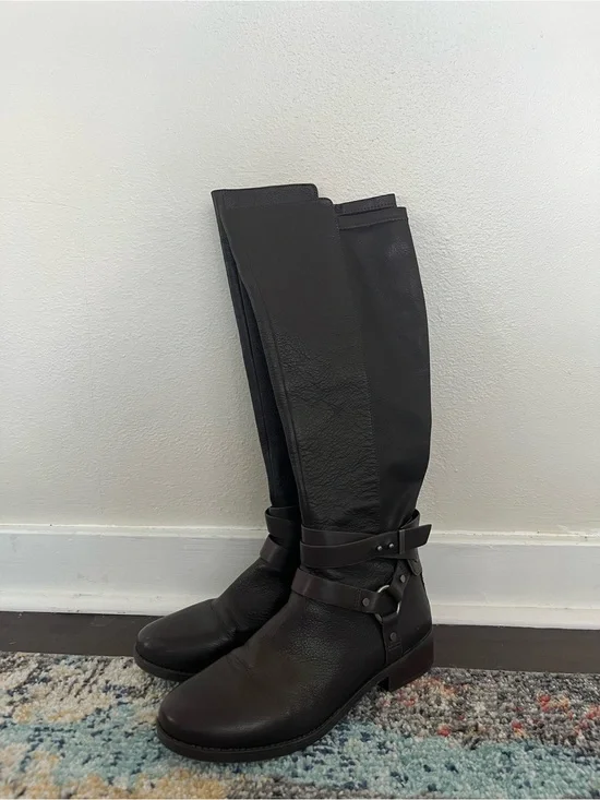 BCBGeneration Brown Harness Style Boots Size 8.5