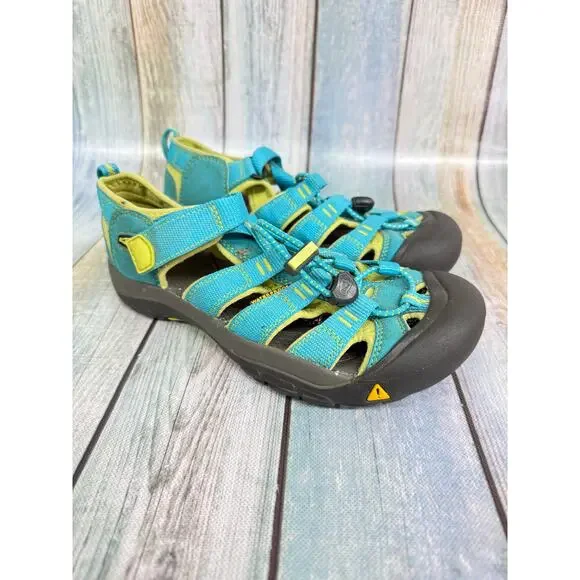 Keen Kids' Teal Yellow Outdoor Sandals