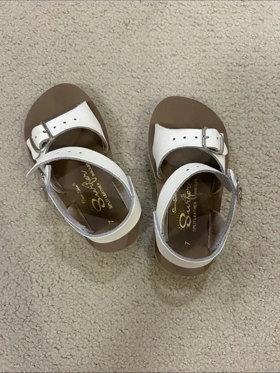 Sun-San White Saltwater Sandals