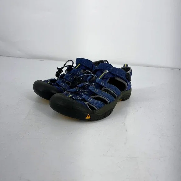 Keen Newport‎ H2 Kids Blue Yellow Waterproof Sport Sandals Size 2 US 34 EU