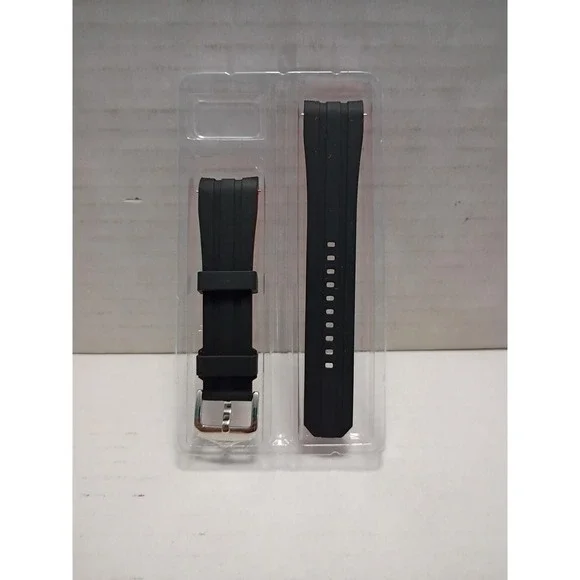 22mm‎ Bi-color Silicone Watch Band,