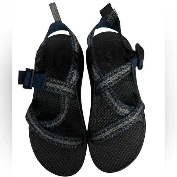 Chaos Kids Sandal Black, Blue, & Gray size 4