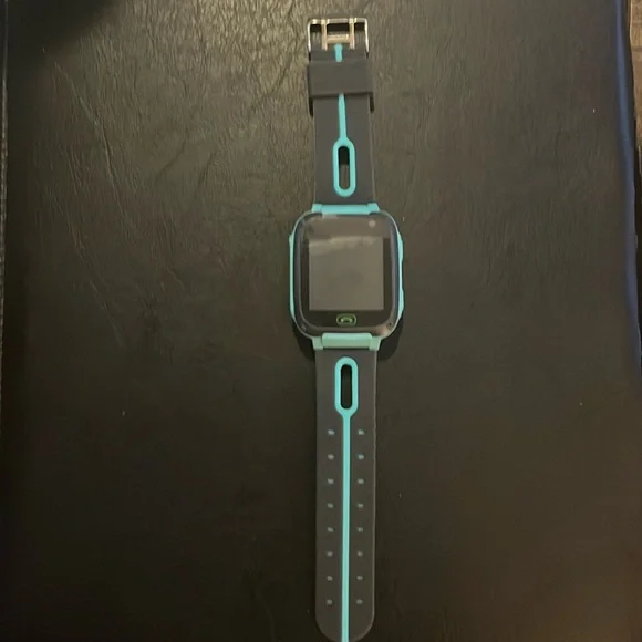 Smart Wearable Light Green and Black Watch