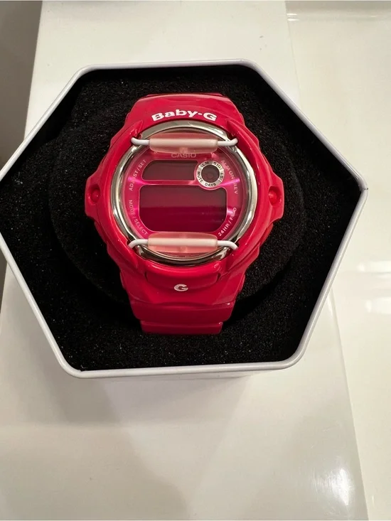 Casio Baby-G Bright Pink Digital Sports Watch