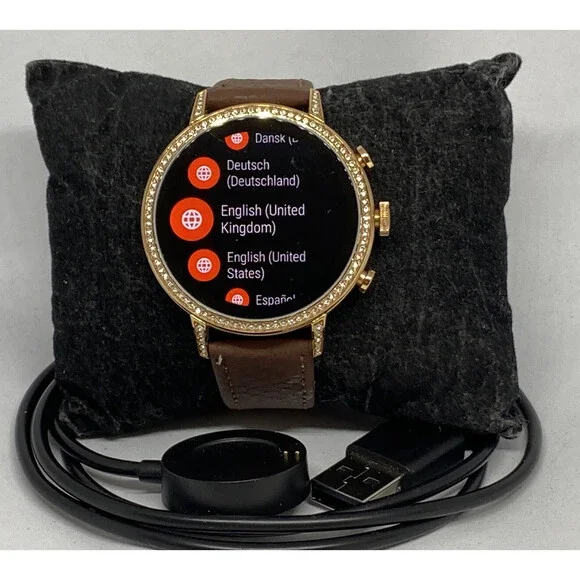 Fossil Gen 4 Authentic Digital Dial Smart Watch Custom Band FTW6015 LT296