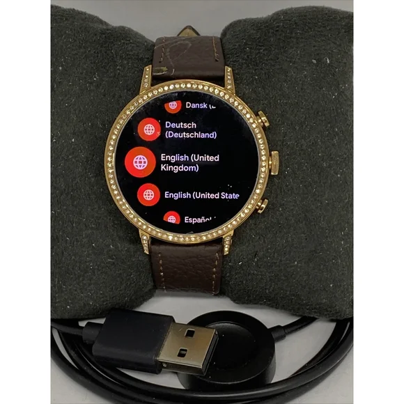 Fossil Gen 4 Authentic Digital Dial Smart Watch Custom Band FTW6015 CO133