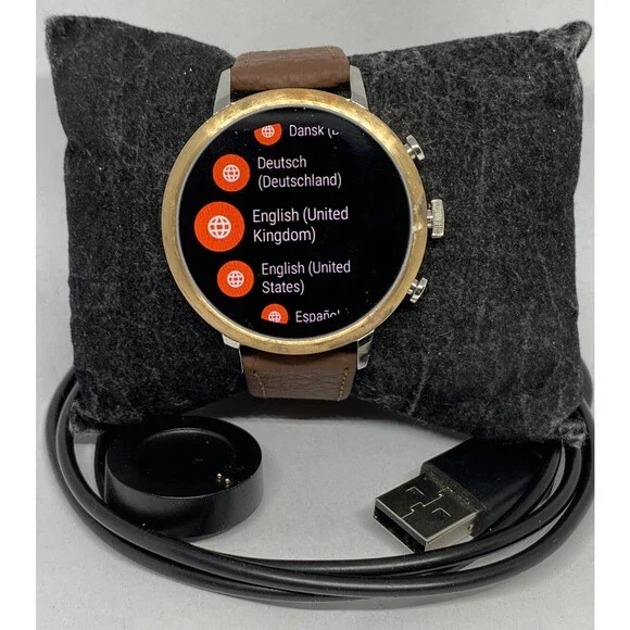 Fossil Gen 4 Authentic Digital Dial Smart Watch Custom Band FTW6016 LT349