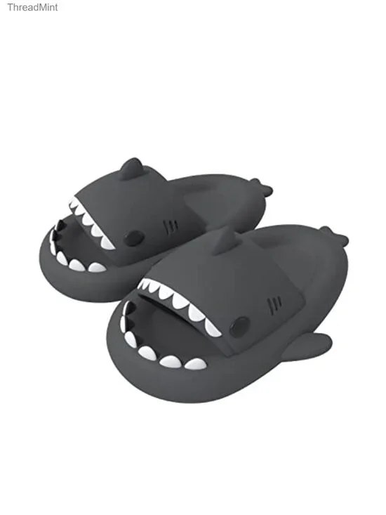 Boys Girls Shark Cloud Slides Non-Slip EVA Cushioned Open Toe Sandals
