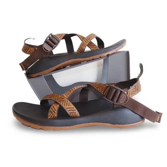 Chaco Sandals Youth 6 Black Brown Sport Hiking Outdoor Adjustable Kids Unisex