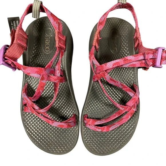 Chaco‎ Kids ZX/1 Ecotread Sweeping Fuschia Strappy Hiking Sandals Size 3