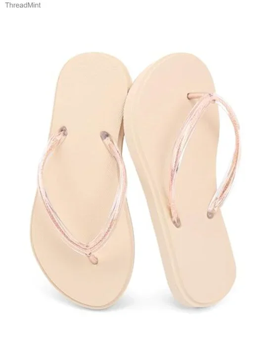 Girls Jelly Flip Flops Yoga Foam Sandals Non-Slip Cute Summer
