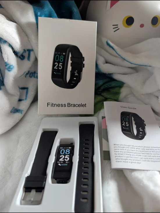 Black Fitness Bracelet Smart Activity Tracker