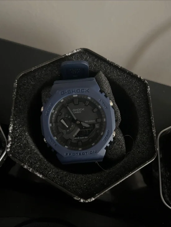 G-Shock Blue Resin Analog-Digital Sport Watch