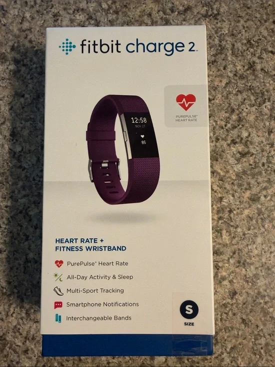 Fitbit Charge 2 Fitness & Heart Rate Wristband New in Box
