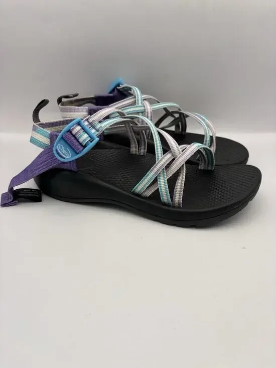 Chacos ZX/1 Ecotread Blue And Purple Sandals Kids Size 5