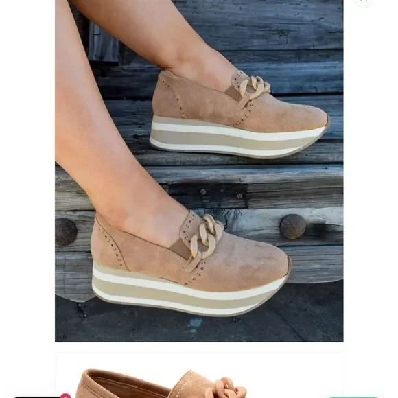 NEW WITHOUT TAGS CORKY’S‎ HEY GIRL! SO WHAT PLATFORM LOAFERS