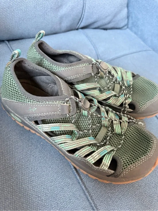 Chaco Kids Green and Brown Sport Sandals