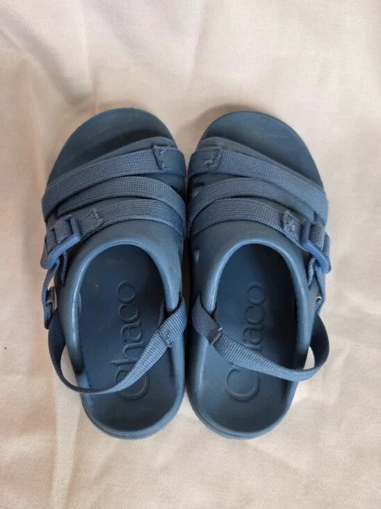 Chaco Kid's Chillos Sports Sandals, Ocean Blue, Size 1