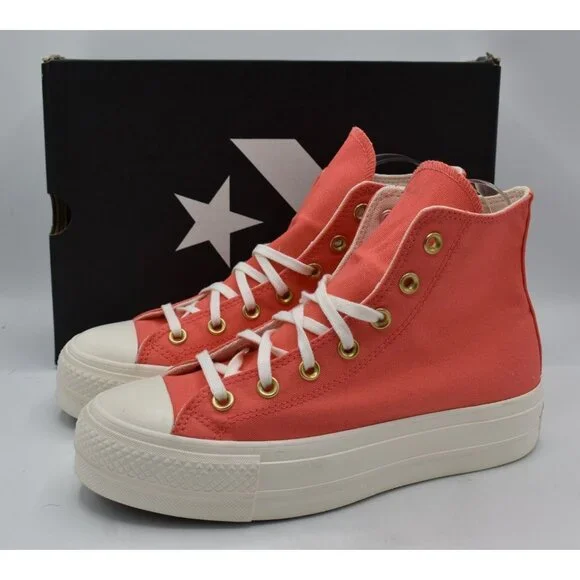 Converse‎ Womens 8 Chuck Taylor All Star Lift Platform High Top Sneakers Shoes