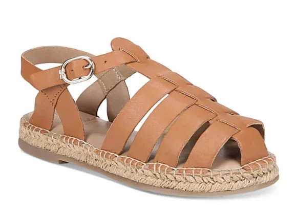 Sam Edelman Girls Kora Sandals US 13 EU 31 Brown Leather NIB