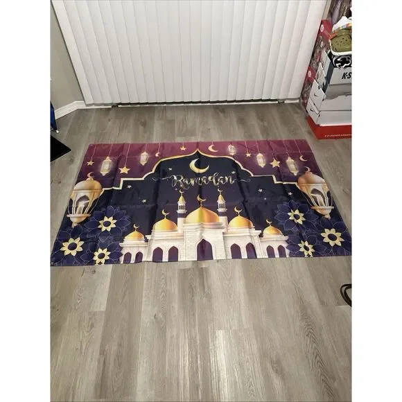 Eid Mubarak Ramadan Photo Background Backdrop‎ Banner Decor