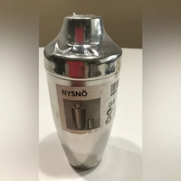 ☀️☀️☀️NWT IKEA Stainless Steel Cocktail Tumbler, 8” Tall
