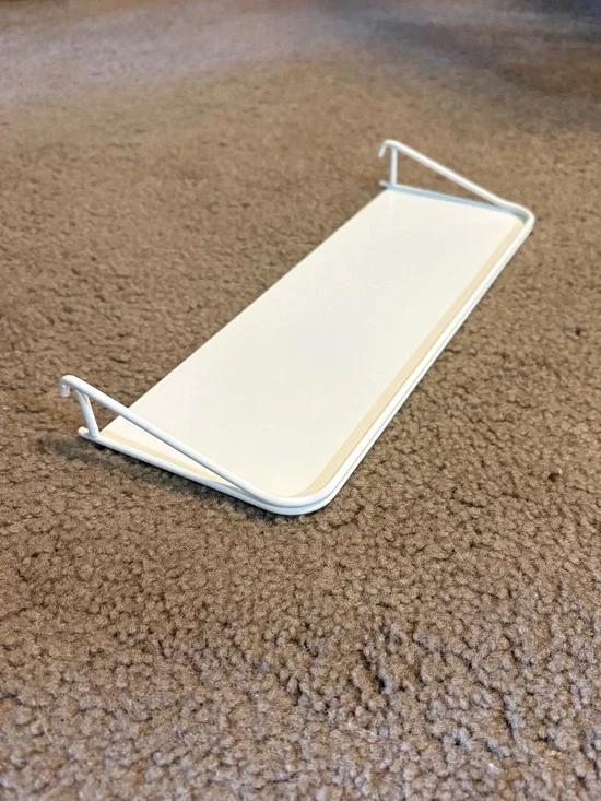 IKEA Skadis Collection White Display Shelf