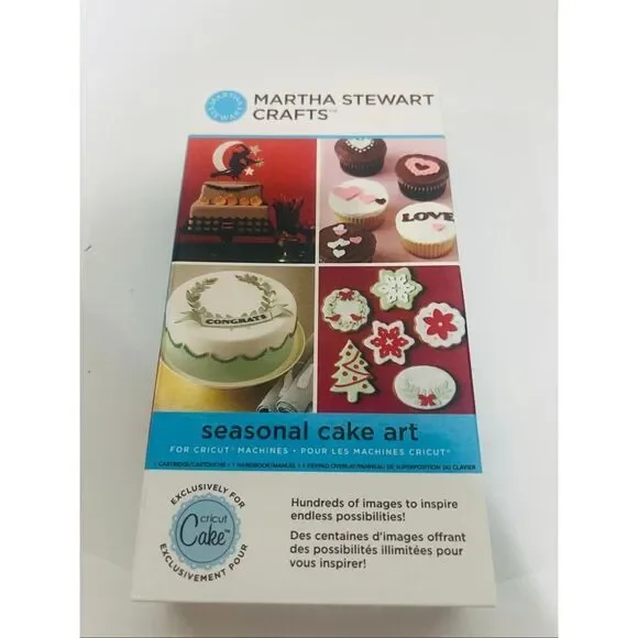 Martha Stewart Crafts Seasonal Cake Art for Cricut Machines New Unused