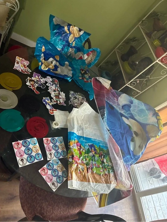 Sonic the Hedgehog birthday party bundle