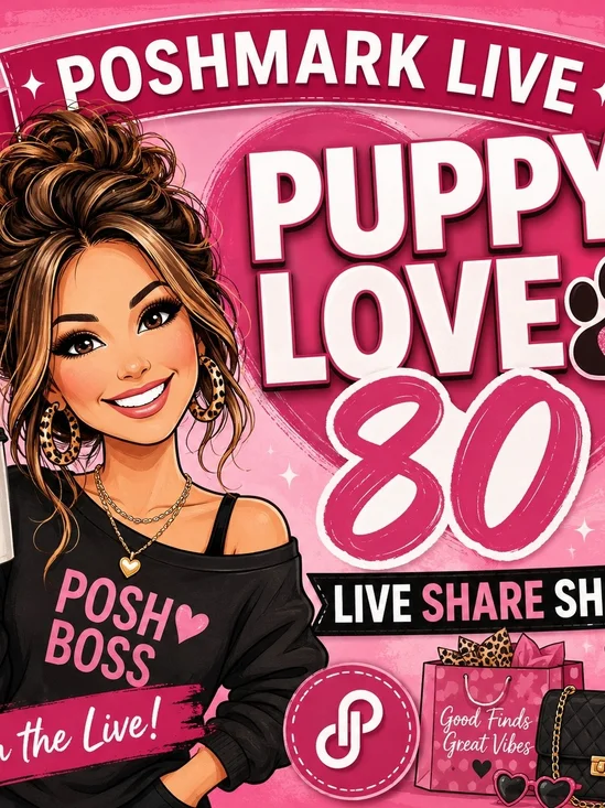 Poshmark Live PuppyLove80 SHARE SHOW