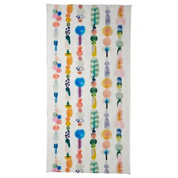 IKEA PS 2026 Pre-cut fabric NEW white/multicolor big pattern, 59x118  406.175.81