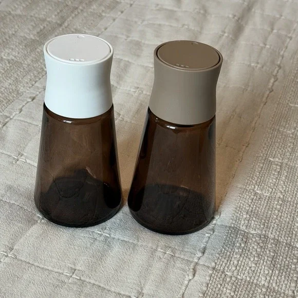 Set of 2, IKEA HALVTOM Salt and Pepper Shakers 4 ¾