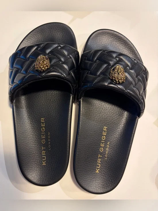 Kurt Geiger London - Women’s Meena Eagle Slide Sandals (worn once)