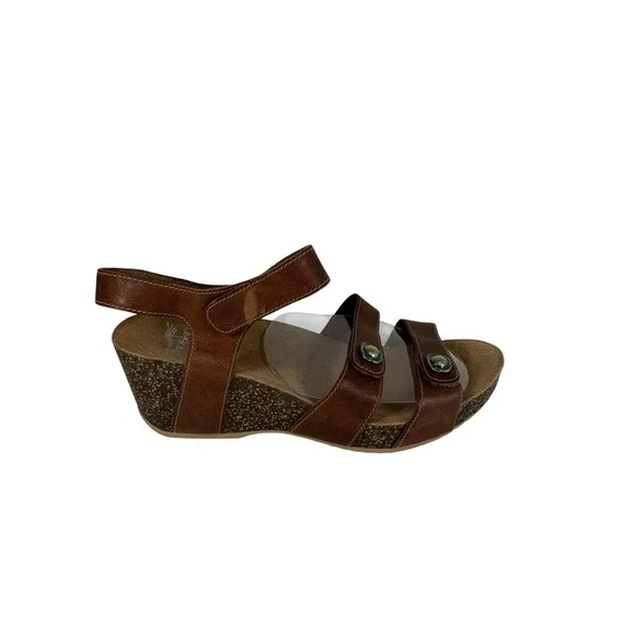 Dansko Aubree wedge Sandals  Women Size 38 No Box