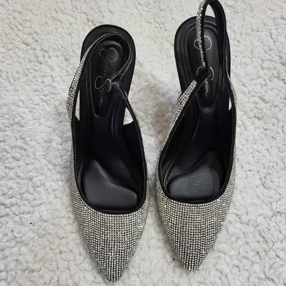 Jessica Simpson Jiles Pointed Toe Pump heel shoes Womens size 6.5
