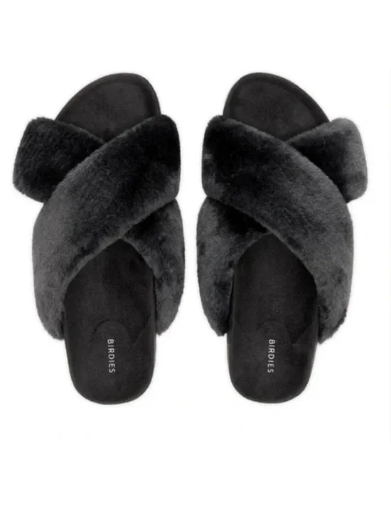 Birdies Faux Fur Slides