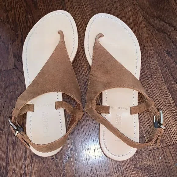 ‎J. Crew brown/tan suede leather sandals