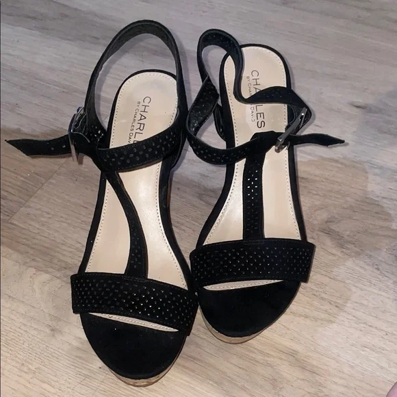 Charlies by Charles David Black Women's Sandals size 7