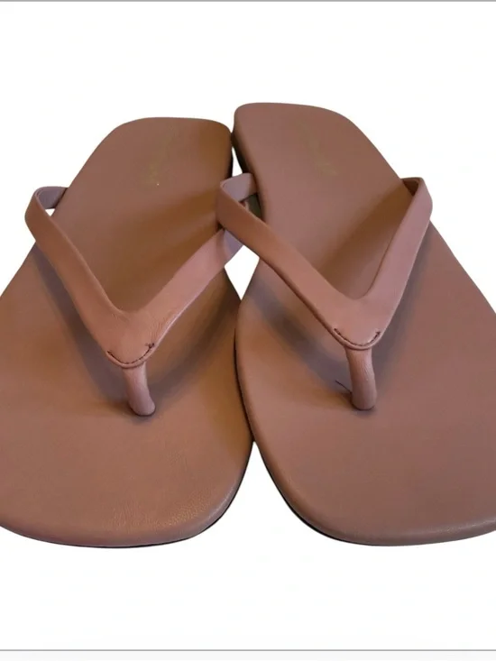 Jeffrey Campbell Kierra Thong Sandals Mauve Pink Square Toe Size 10