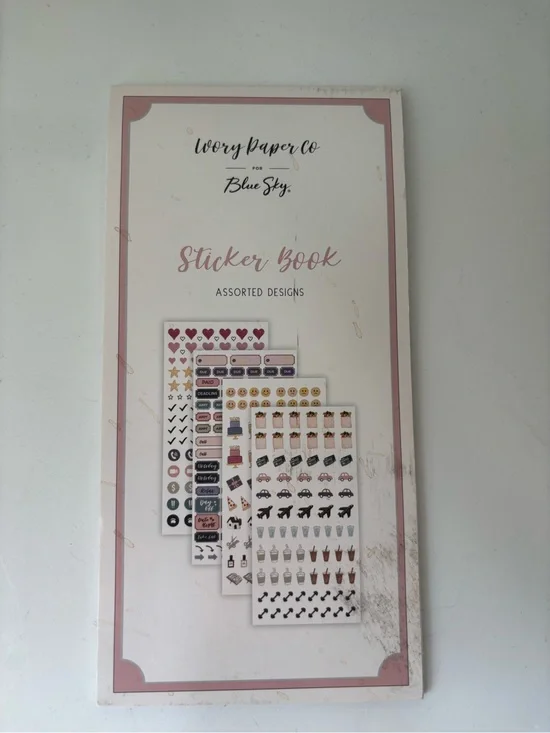 Ivory Paper Co Sticker Book - Planner Stickers - See Pictures