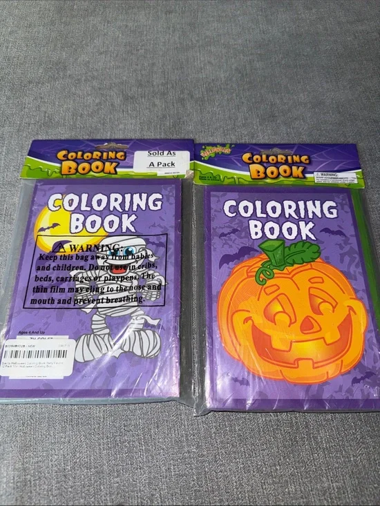 Coloring Book Halloween Party Activity Pack 24 Count