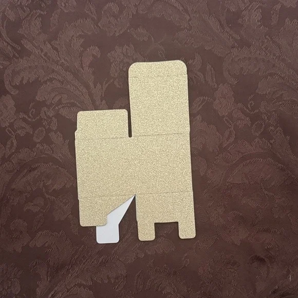 Gold Glitter Folding Box 2