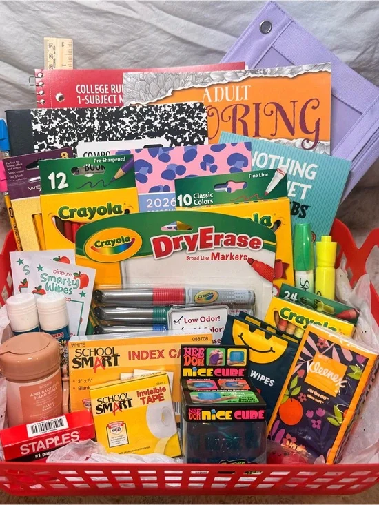 Crayola Classroom Supply Caddy - Red, Yellow, Green, Purple, Blue