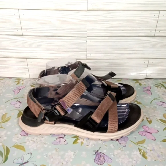 Ecco Exowrap 3S Sandals 3 Strap Closure Hiking Waterproof Womens 9-9.5